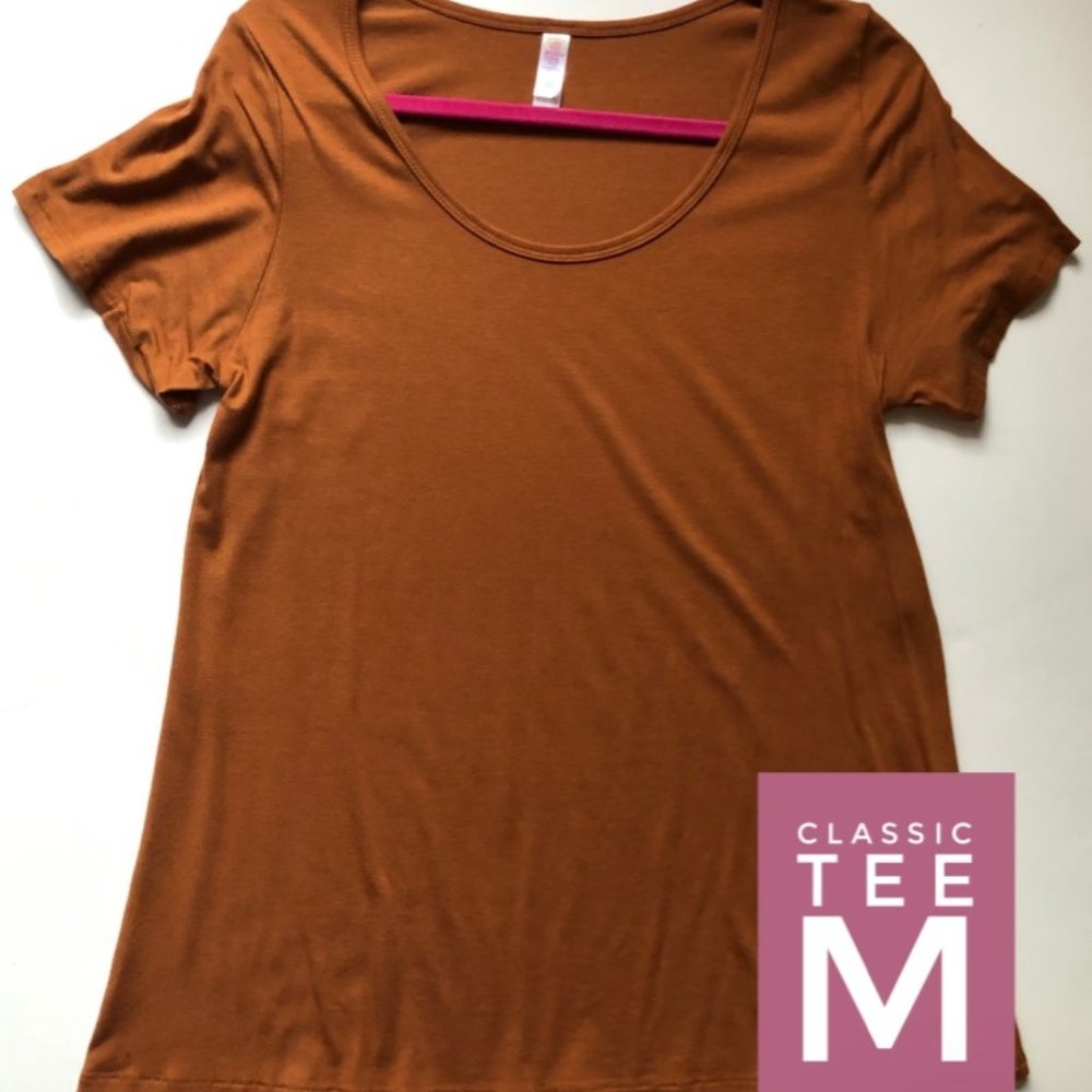 NWT LuLaRoe Classic T, Solid Rust Color, Size Medium